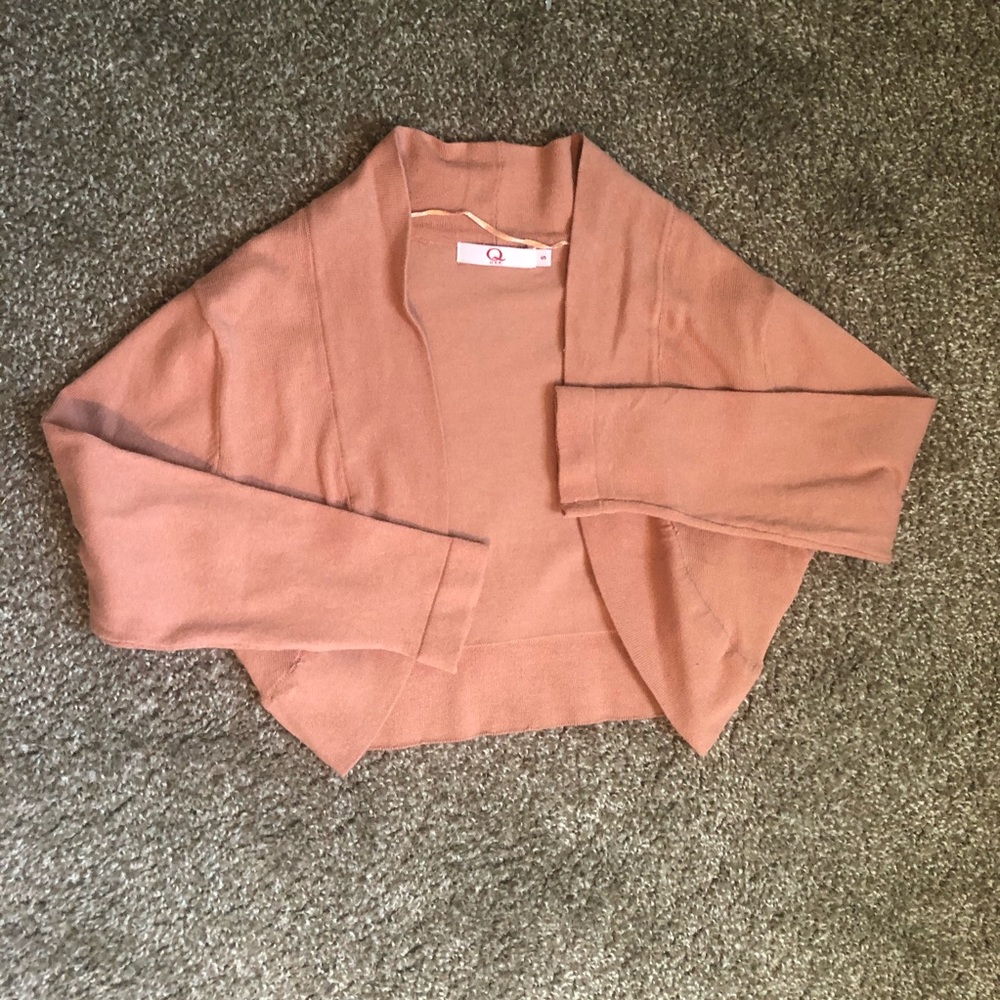 Rose color cardigan 3/4 sleeve